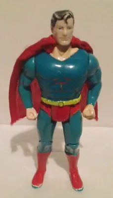 Buy SUPERMAN 1989 ACTION FIGURE 4&3/4 Inch Tall COMPLETE WITH ORIGINAL FABRIC CAPE • 12£