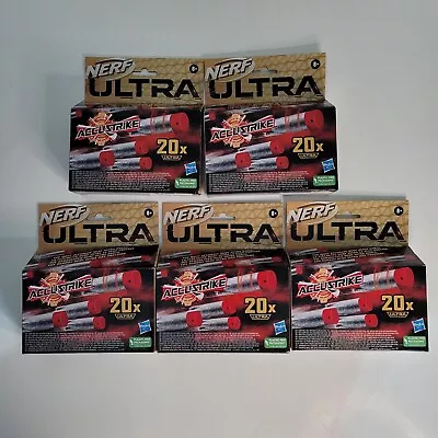 Buy NERF AccuStrike Ultra 20-Dart Refill Packs ×5  Total 100 Darts Sealed • 29.90£