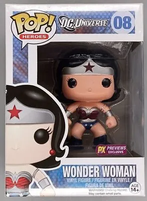 Buy Funko POP #08 Wonder Woman (New 52) - DC Universe Damaged Box With Protector • 12.99£