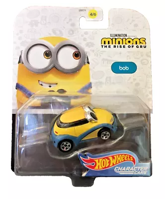 Buy Hot Wheels Character Car Minions - The Rise Of Gru - BOB - Diecast 3yrs+ **BN** • 12.99£