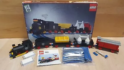 Buy LEGO Railway - 725 - 12V - Freight Train / Freight Train - COMPLETE + ORIGINAL PACKAGING / BOX + OBA • 142.69£