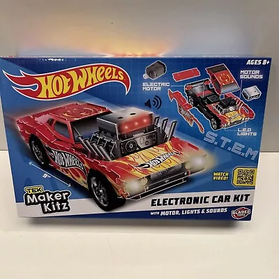 Buy Hot Wheels Electronic Car Kit 9  With Motor,Lights&Sounds - Age8+ NEW Play Learn • 10.95£