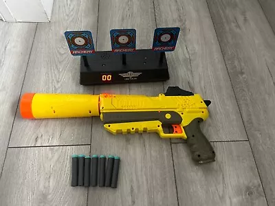 Buy Nerf Fortnite SP-L Dart Shhhh… Gun Blaster Elite Pistol With Silencer Yellow • 16.50£