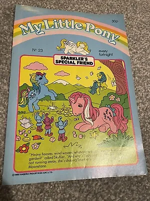 Buy Vintage G1 My Little Pony UK Magazine Comic Issue 23 Sparkler’s Special Friend • 6£