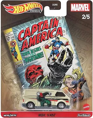 Buy Hot Wheels Marvel Mbk Van Captain America Red Skull 2/5 Gjr20 • 9.38£