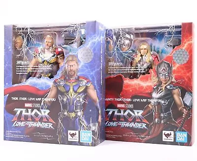 Buy Thor: Love And Thunder Marvel S.H.Figuarts Thor & Mighty Thor - Action Figure • 146.44£