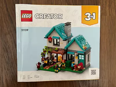 Buy Lego Creator 3 In 1  House 31139 -Instruction Manuals X3 ONLY • 3£