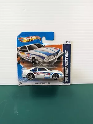 Buy Hot Wheels 92 Ford Mustang In White From HW Racing 11  - See Description - V0041 • 1.99£