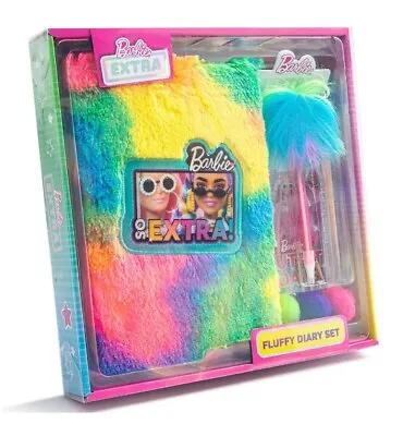 Buy Barbie Extra Fluffy Diary Set Get Creative With Your Cool Fluffy Diary, Age 5+ • 12.99£