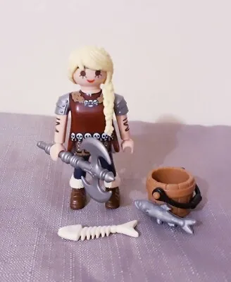 Buy Playmobil, Astrid How To Train Your Dragon - Vikings, Castle Knight Figure, Rare • 5.95£