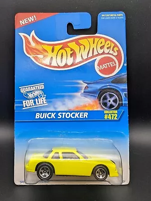 Buy Hot Wheels #472 Buick Stocker Stockcar Nascar Yellow Vintage 1995 Release L37 • 4.95£