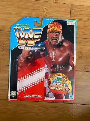 Buy Wwe Hulk Hogan Hasbro Wrestling Action Figure Backing Card Wwf Series 3 Clean • 24.99£