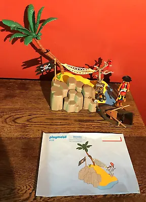 Buy Playmobil 2008 Pirate Island Set 4139 & Instructions (rowing Boat From 1989) • 9.99£