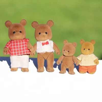 Buy Vintage Sylvanian Families Smart Little Bear Character Family • 20.65£
