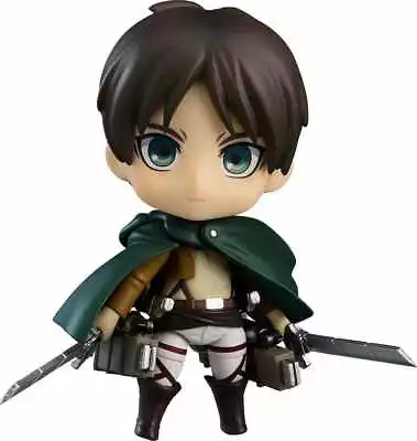 Buy ATTACK ON TITAN - Eren Yeager Survey Corps Ver. Nendoroid Action Figure # 1380 • 97.11£