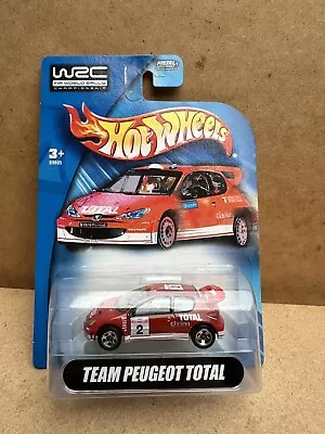 Buy Hot Wheels Team Peugeot Total Peugeot 206 WRC 1:64 Scale New & Sealed Rare • 69.99£
