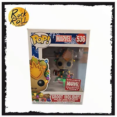 Buy Marvel - Groot (Holiday) Funko Pop! #536 Marvel Collectors Corps • 23.72£