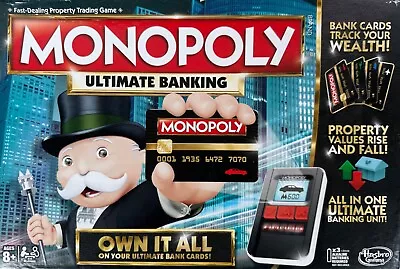 Buy Monopoly Ultimate Banking Electronic Property Board Game Hasbro 2015 ~ Complete • 20.95£