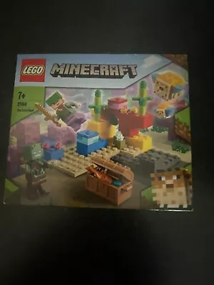 Buy LEGO Minecraft: The Coral Reef (21164) FREE POSTAGE • 9.99£