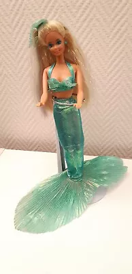 Buy 1991 Barbie Mermaid Blue • 25.69£
