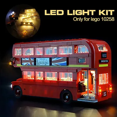 Buy USB LED Light Lighting Kit Fit For Lego London Bus 10258 Bricks Building Toys UK • 18.29£