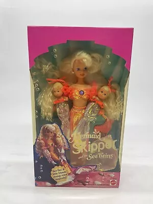 Buy 1993 Barbie Mermaid Skipper And The Sea Twins Made In Malaysia NRFB • 248.83£