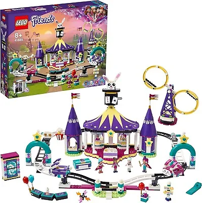 Buy LEGO 41685 - Friends Magical Funfair Roller Coaster Fairground - New And Sealed • 59.79£