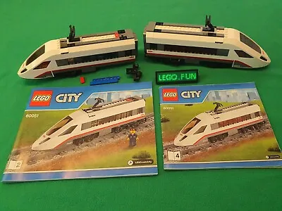 Buy  LEGO® 60051 ICE Locomotive + End Car + OBA / High Speed Train + Instruction 12V 9V • 71.96£