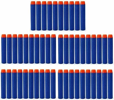 Buy NERF GUN Bullets SOFT HEAD Nerf N-Strike Elite Dart Refill Fits Most Nerf Guns  • 3.99£