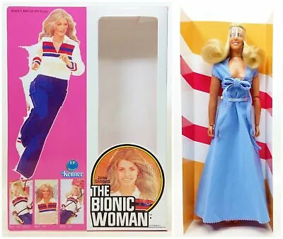 Buy 1977 Kenner The Bionic Woman Jamie Sommers Doll In Reproduction Box (8) No.65800 • 224.43£