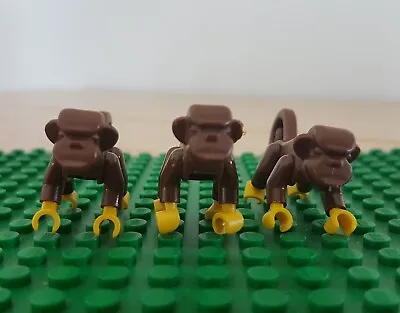 Buy 3 Monkeys Characters LEGO PIRATES Minifig 6278 6285 6292 6270 6290 6286 Animals • 15.26£