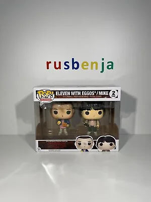 Buy Funko Pop! TV Television Stranger Things Eleven With Eggos/Mike 2 Pack • 28.99£