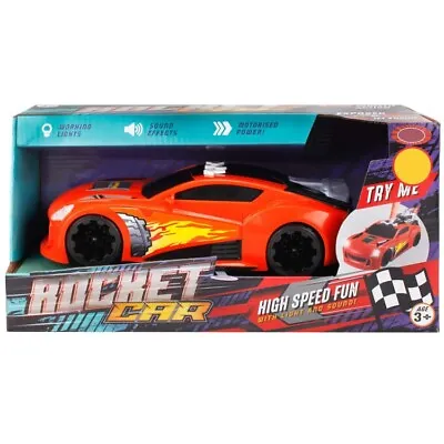 Buy Kids Car Toys For 3 Years Old Boys Kids Creative Toy Activities Red Rocket Car • 19.98£