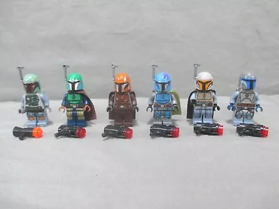 Buy Lego Star Wars BOBA & JANGO FETT Sw0468 & Sw0396 + Mandalorians Minifigure Lot • 67.55£