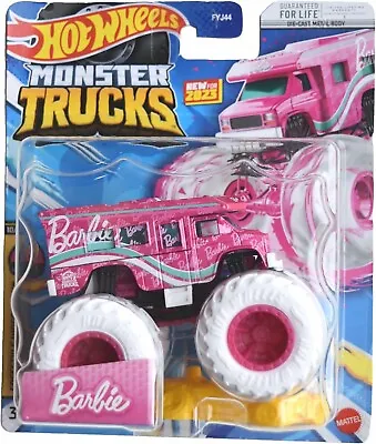 Buy Hot Wheels Monster Trucks - 1/64 Metal Car - Barbie Jeep Truck • 28.78£
