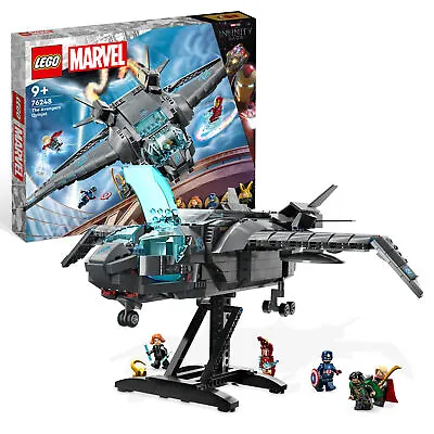 Buy LEGO Marvel: The Quinjet Of The Avengers Superhero Spaceship - (76248) - NEW!!! • 70£