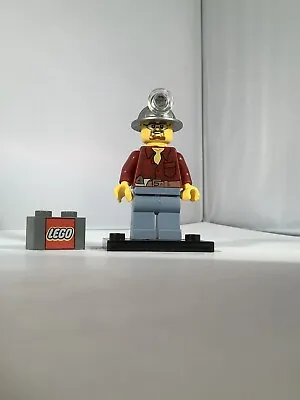 Buy Lego Mini Figure. City Construction Worker. Mining Hat Flannel Shirt. Cty0309 • 2.10£