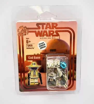 Buy Lego Chrome Gold Cad Bane MiniFigure Star Wars + Tile And Guns New!! • 42£