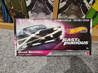 Buy HOT WHEELS Premium FAST AND FURIOUS QUICK SHIFTERS Sealed Set With Box Mattel US • 104.95£