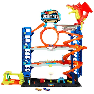 Buy Hot Wheels City Ultimate Garage Playset Lets Race Netflix Kids Toy Play Cars UK • 119.99£