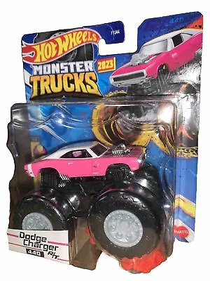 Buy Hot Wheels - DODGE CHARGER PINK BARBIE Monster Truck 1/64 • 12.95£