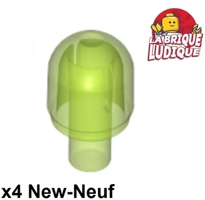 Buy LEGO 4x Lumière Rotating Beacon Light Trans Bright Green Clear 58176 New • 1.68£