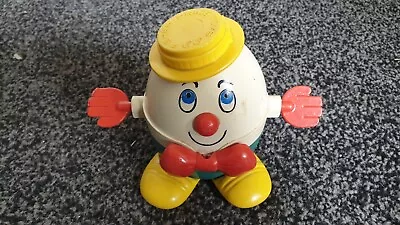 Buy Vintage Fisher Price Humpty Dumpty Rolling Toy 736 With Yellow Hat • 3£