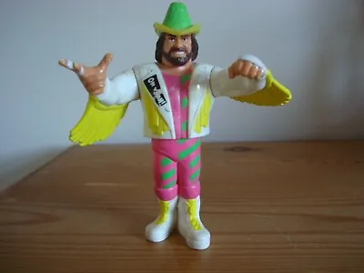 Buy 1992 WWF Hasbro  MACHO MAN RANDY SAVAGE  Wrestler Action Figure Series 5 • 5£