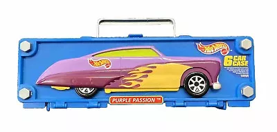 Buy Hot Wheels 1998 Purple Passion Empty 6 Car Carrying Case Handle • 16.29£