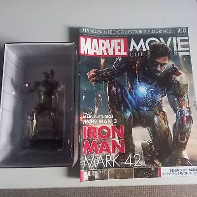 Buy Marvel Movie Collection Iron Man Mark 42 Figurine And Magazine, #100, Eaglemoss • 18£