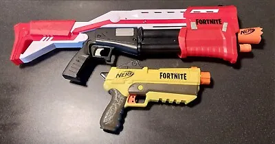 Buy Nerf Fortnite SP-L Shhhh… Gun Blaster Elite Pistol And Nerf Fortnite Bossmerg-1 • 7.99£
