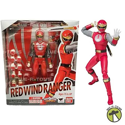 Buy S.H. Figuarts  Power Rangers Ninja Storm  Red Wind Ranger Action Figure • 100.09£