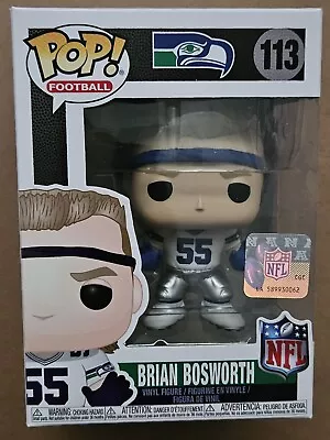 Buy Official Funko NFL Pop. Brian Bosworth Seattle Seahawks. Vaulted. Excellent Cond • 22.99£