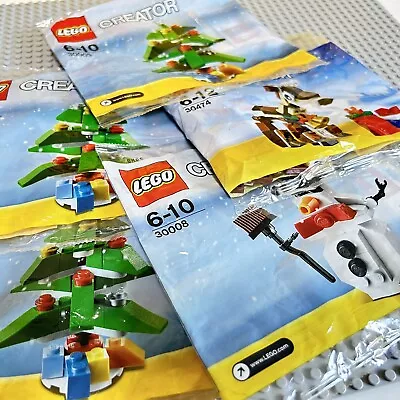 Buy LEGO CREATOR 30009 30474 30008 Christmas 5 Packs New • 11.80£